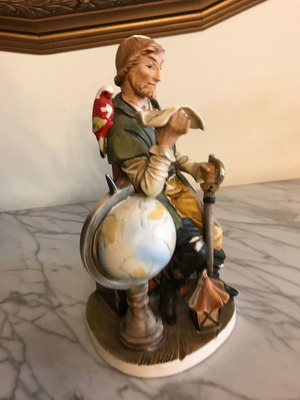 Large figurine used height 25, traveler