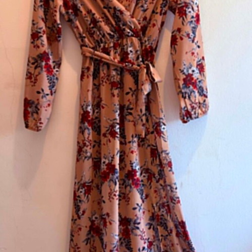Summer maxi dress floral made in Italy one size like new