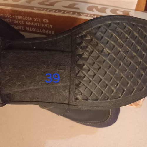 Women's blue ballerina shoes size 39, slightly defective