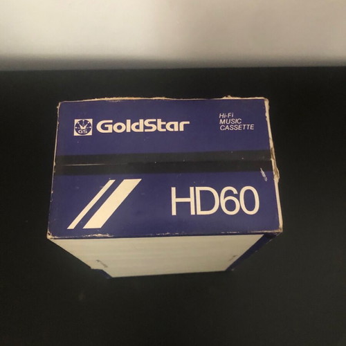 Goldstar HD60 audio cassettes pack of 10 new