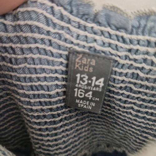 Boho denim dress Zara small used