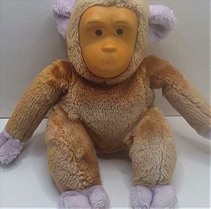 VINTAGE ΛΟΥΤΡΙΝΟ ΜΟΧΕΡ ΜΑΙΜΟΥΔΑΚΙ Schuco monkey with rubber face