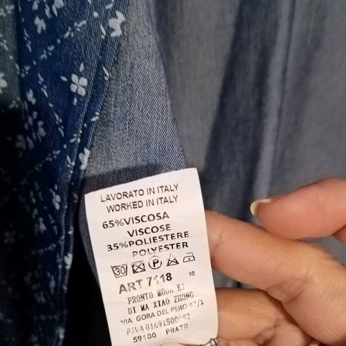 Thin jean-style cardigan like new, blue for spring summer