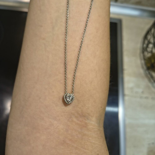 Pandora silver heart necklace 925 ALE like new