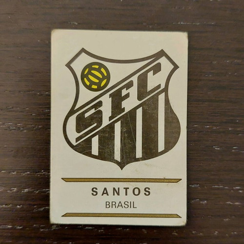 Santos Brasil genuine collectible Panini rare 1975 Football Clubs like new