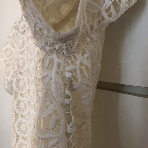Zara lace blouse Large like new, off-white
