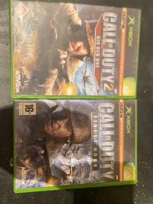 Call of Duty 2 and Finest Hour Xbox classic games
