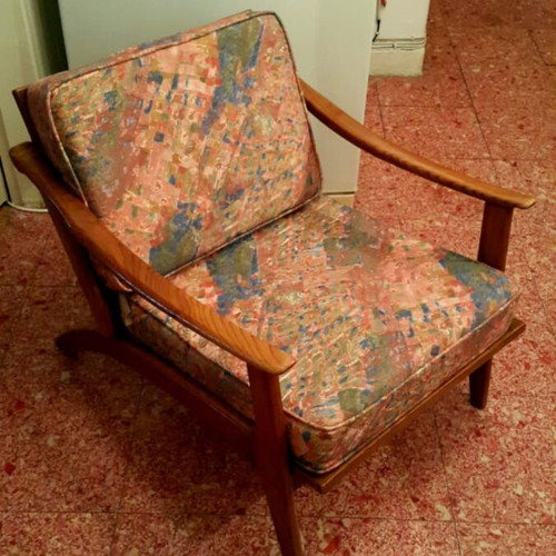 Wooden armchair vintage