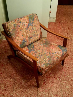 Wooden armchair vintage