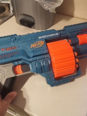 Nerf Shockwave Elite 2 σαν καινούριο με όλες τις σφαίρες