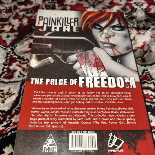 Painkiller Jane The Price of Freedom comic book like new