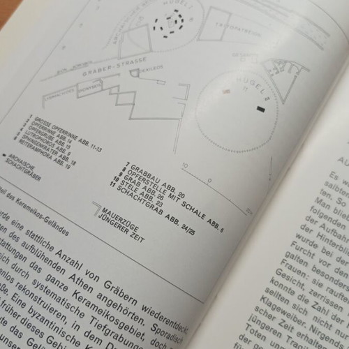 Book Die Archaische Nekropole 1973 like new, German