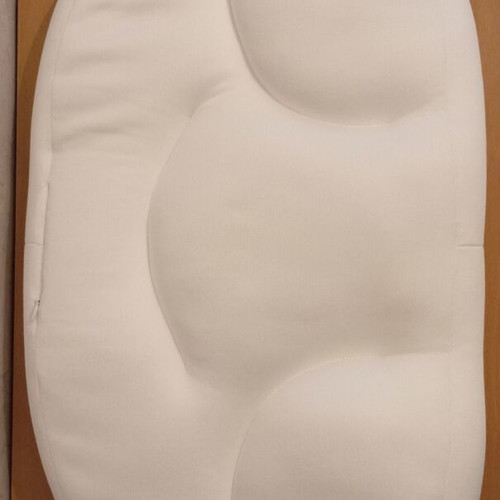 Orthopedic pillow like new with microbead filling, white