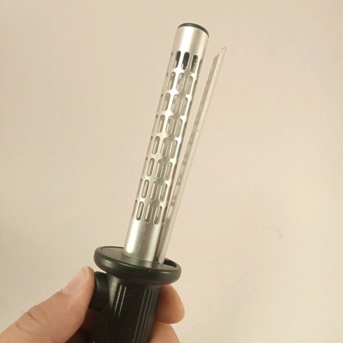 Vintage manual curling device like new, aluminum 20x1.5 cm