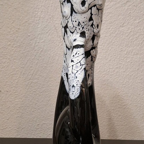Vintage ceramic vase style Vallauris 28cm like new
