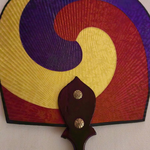 Korean Taegeukseon fan collectible like new, Seoul 1988 Olympic Games