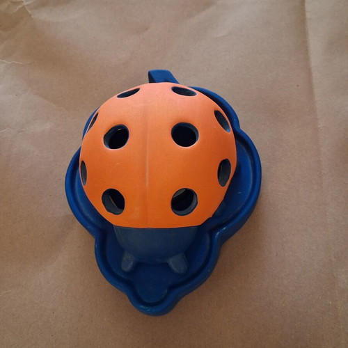 Clay Ladybug Candlestick with Tealight Holder like new