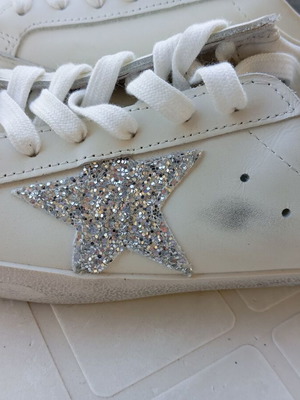 Γυναικεία sneakers Golden Goose νούμερο 36, δερμάτινα, άσπρα