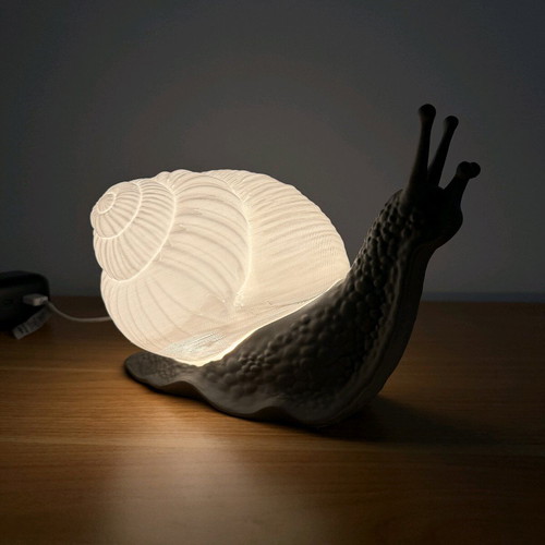3D Printed Snail Lamp new
