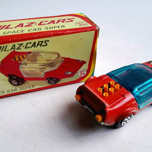 Pilaz Space Car metal die cast toy car new from the 70s