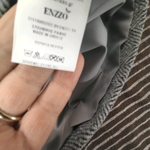 Enzzo sleeveless jacket new, gray, size M