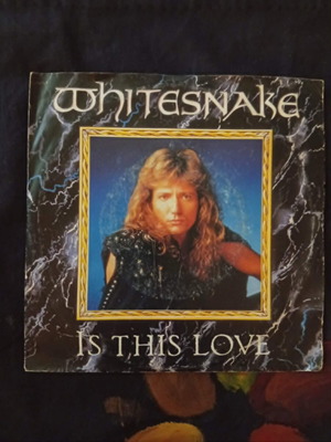 Whitesnake Is This Love 7'' single used, rock