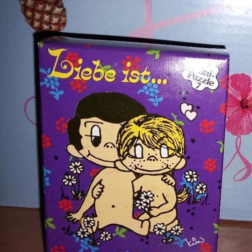 Rare collectible mini Liebe ist puzzle used