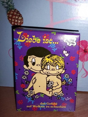 Rare collectible mini Liebe ist puzzle used