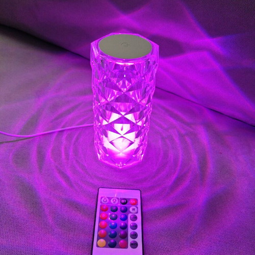 Led touch decorative lamp with color change and remote like new