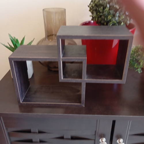 Rafi Tixou shelf like new, 30 pounds total, 22 height, brown part about 20