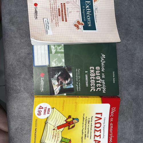 Set of 9 used 4th Grade Educational Books with Math, Essays, and Puzzles