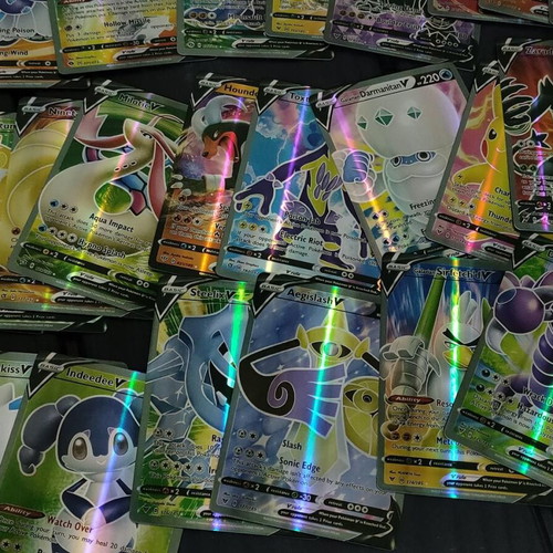 Pokemon Flash V and V-Max card collection, set of 60