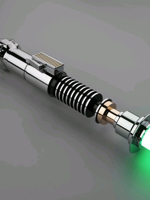 Luke Skywalker Star Wars lightsaber Baselit έκδοση καινούργιο