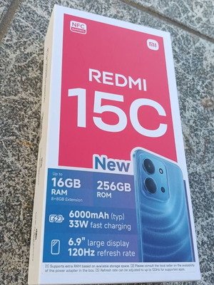 Redmi 15C νέα έκδοση 16 GB RAM 256 GB ROM σφραγισμένο