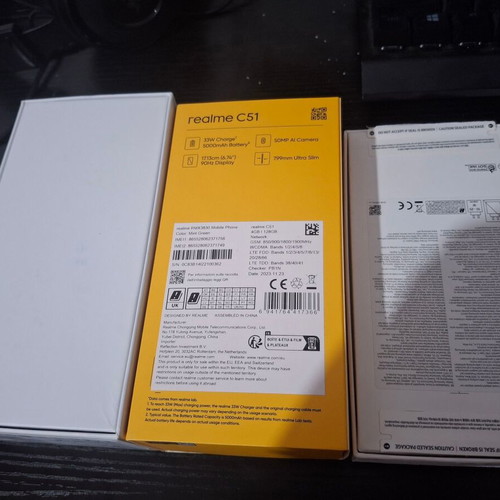 Redmi Note 10 Pro, Samsung Galaxy A55 5G, Realme C51 original phone boxes