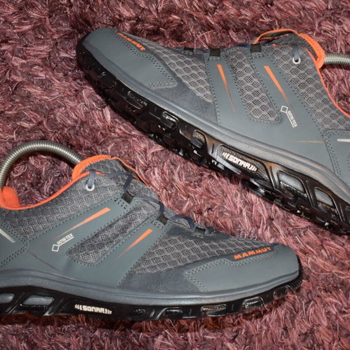 Mammut MTR 71 Low Gore Tex men's sports shoes like new, size 43.5, gray and orange