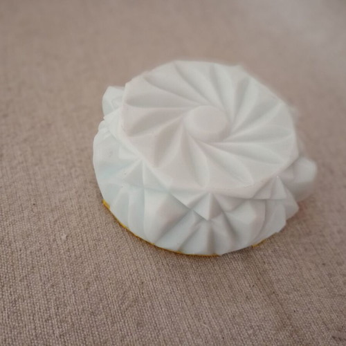 Vintage Milk Glass Ashtray Set 70s new