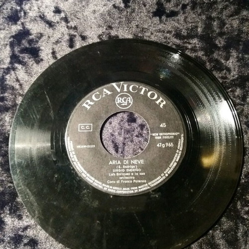Sergio Endrigo-Io che amo solo te 7" used, entechno genre
