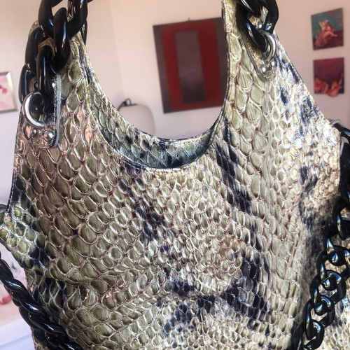 Bagatt shoulder bag used, grey-beige