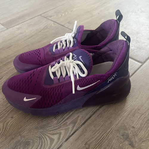 Nike 270 shoes used, purple, sizes 37.5 and 38