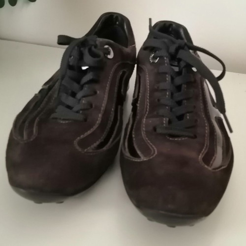 Tod's shoes authentic suede brown used, size 36.5