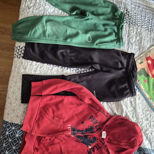 Boys' tracksuits and jacket used, size 4 years