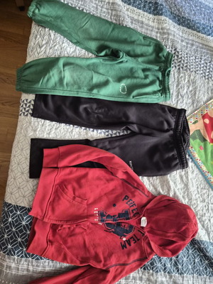 Boys' tracksuits and jacket used, size 4 years