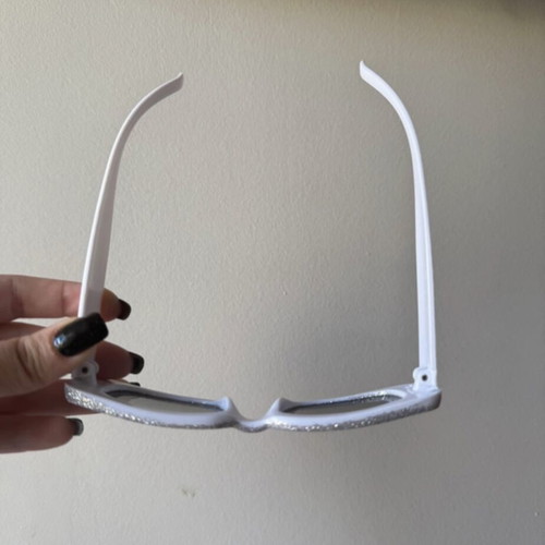 Glitter sunglasses brand new silver unisex for adults and kids