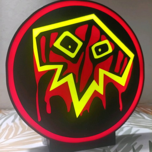 WoW Shaman Emblem Gaming Lamp new, OG logo