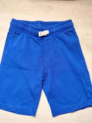Mothercare cotton bermuda shorts for boys 5-6 years like new, blue