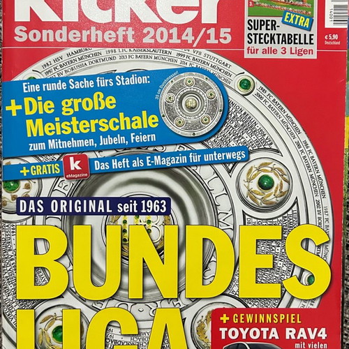 KICKER Annual Almanac 2014-2015, West Germany Edition Magazine