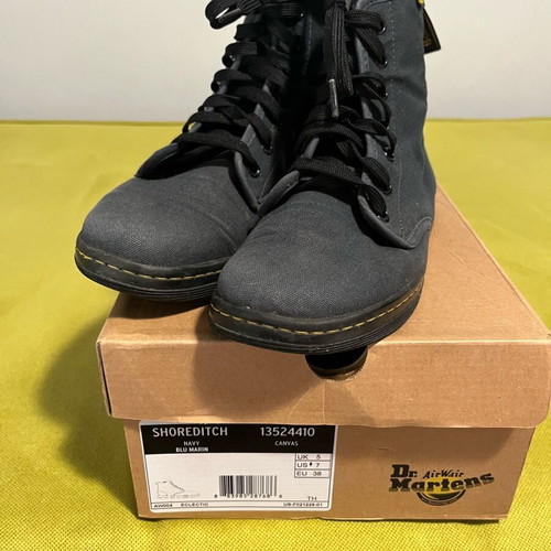 Dr. Martens Shoreditch boots used, size 38, navy blue