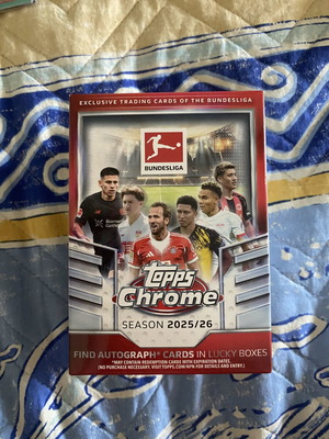 Topps Chrome Bundesliga 25/26 season cards like new