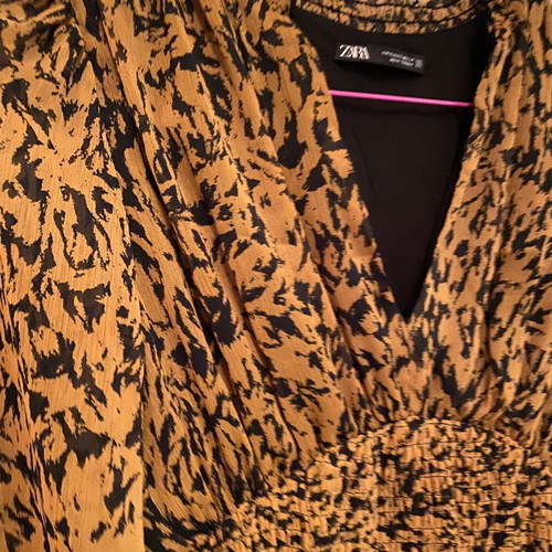 Zara dress used, brown, size XS